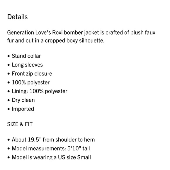 Generation Love Burgundy-Black Faux Fur Jacket - Picture 8 of 9